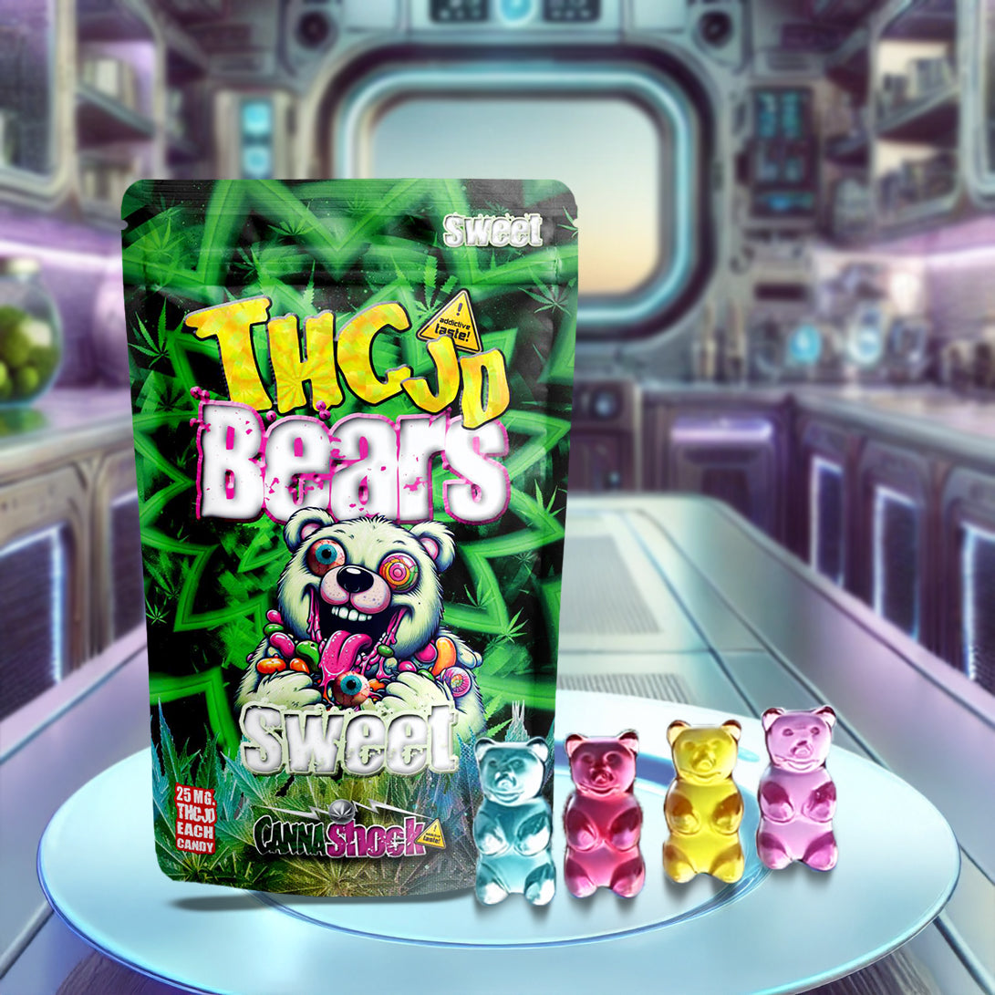 Gummies - Bears Sour Sweet Pack x6 THCJD