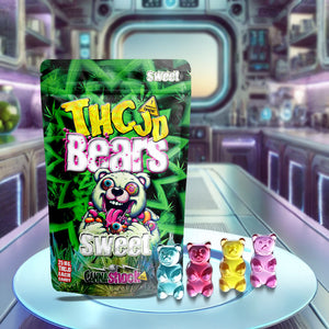 Gummies - Bears Sour Sweet Pack x6 THCJD