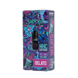 Euphoria Cartouche (Dab Pen) de HHC - Gelato - 97% HHC/500MG - 0.5ML - 300 bouffées